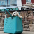 Custom Large Size Summer Fashion Waterproof Eva Silicone Tote Handbag ODM Supply Two Handles Casual Style Beach Bag for Ladies