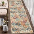 Boho Washable Area Rugs Non Slip Foldable Carpet Large Machine Washable Carpet Runner Rugs