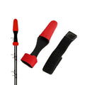 2PCS Set Self-Adhesive Neoprene Elastic Fishing Rod Belt Accessory Pole Protector Fishing Tie Wrapping Band Strap