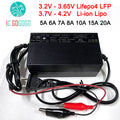 3.2V 3.65V 3.7V 4.2V Charger Lifepo4 LFP Li-ion Lipo Lithium Battery 5A 6A 7A 8A 10A 15A 20A Fast Charge Cell 1S Balance 18650