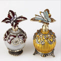 Arabic Style 20ml High - Grade Custom Round Metal - Decorated Glass Container