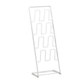 Japanese Bathroom Doorway Vertical Shoe Rack Metal 4-Tier Standing Shoe Shelf Slipper Storage Toilet Foldable Organizer Holder