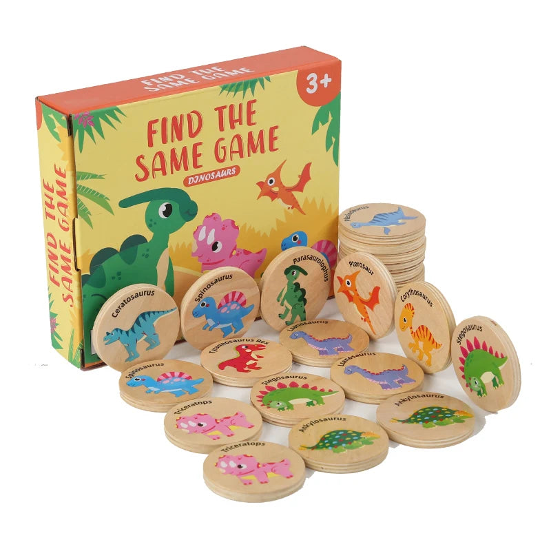 New Arrival Montessori Baby 5 to 7 Years Wood Chess Set Educational Cartoon Toy Eco-friendly CE