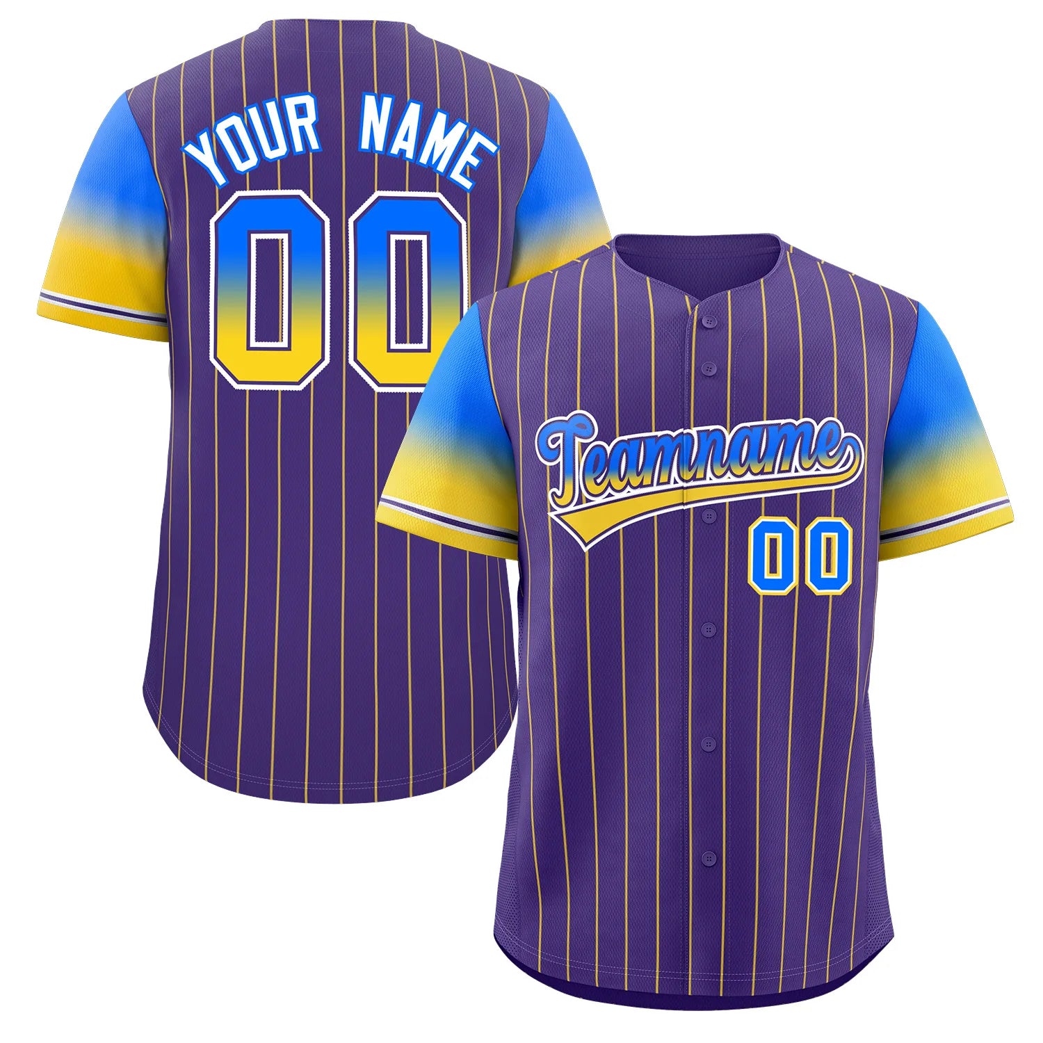 Wholesale Oem Stitched Name Number Pinstripe Baseball Uniforms T Shirt Customized Baseball Jerseys Wear for Unisex