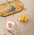 Hot Sale New Arrival Creative Conch Shell Starfish Clear Glass Plate Eco-Friendly Restaurant Decorative Dish in Stock