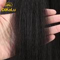 DKL HD Transparent for for Wig Mink Hair Women Brazilian Kinky Straight 5x5 Closure Remy Yaki Wigs
