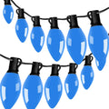 JAIYI Colorful C7/C9 LED Faceted BulbIP65 Outdoor Waterproof Light Strings for Wedding Decorations