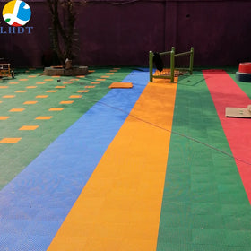 Portable Basketball Court Surface Volleyball Rubber Floor Outdoor Badminton Court Kindergarten Flooring