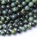 Wholesale Natural Green Kambaba Jasper  Crocodile Jasper Loose Beads Strand for DIY Jewelry Making 4mm 6mm 8mm 10mm 12mm 38cm