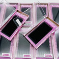 Soft Silk Volume Dark Matte Cashmere Mink Lash Trays Wholesale 0.03 0.05 CC Private Label Mink Eyelash Extensions