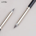 Pencil Tip Concealer Brush Precise Eyeliner Makeup Brush Detail Brighten Cover Wrinkles Dark Circles Lip Balm Lip Gloss Wood