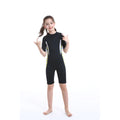 2.5Mm Boys Youth Diving Suits Shorty Neoprene Tops Children Swimwear Kids One-piece Short Sleeves Wetsuit