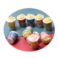 100PCS Resin Simulation Popcorn Miniature Mini Doll House Slime Food for Kids Doll Children Kitchen Accessories Toys