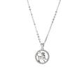 Ready to Ship  Gold Plated Zodiac Sign Necklace CZ Zircon 925 Sterling Silver Necklace