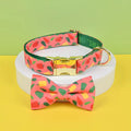 MIDEPET Valentine's Day New Year Gift Large Grooming Color Adjustable Cute Luxury Design Dog Collar and Bow Tie for Wholesale