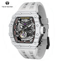 For Luxury Automatic Men's Mechanical MIYOTA Limited Edition Wristwatch Sapphire Crystal Dial Window Carbon Fiber Case