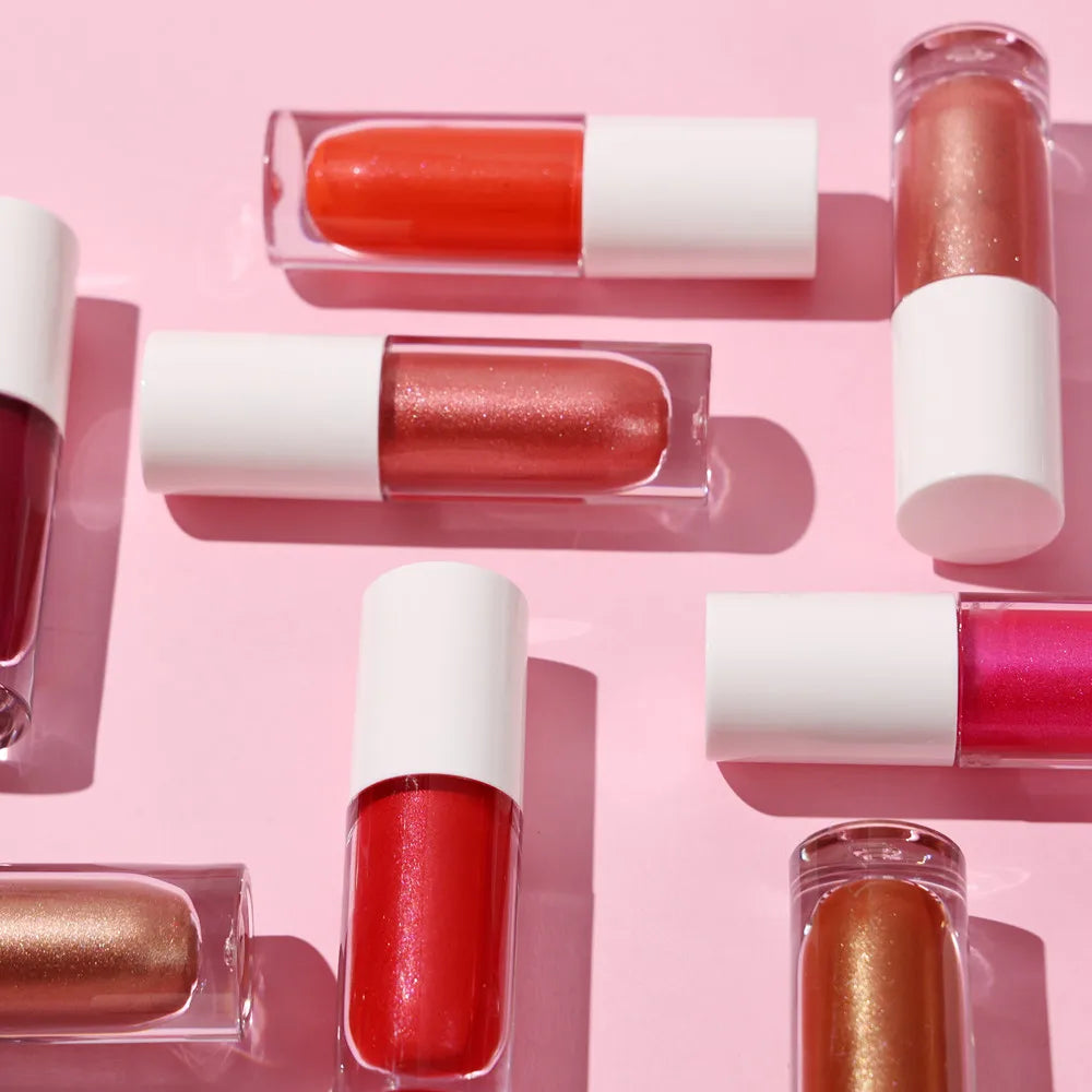 New Arrival Mini Lips Gloss Matte Multicolor 57 Colors Mini Lipsticks Portable WaterProof Small Lip Gloss Tubes
