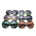 UV400 Simple Style Retro Custom Logo Circle Round Sun Glasses for Men Women