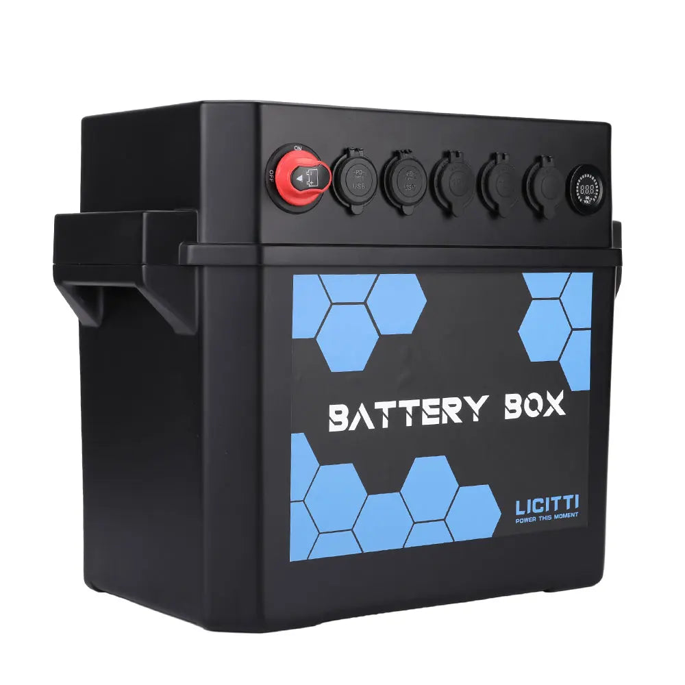 Diy Battery Box Kit LiFePO4 Battery High Energy 12V 200AH 150AH Outdoor RV Convenient Battery Box