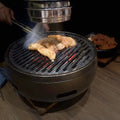 Japanese Restaurant Barbecue Cast Iron Charcoal Bbq Oven Commercial Korean Charcoal Grill