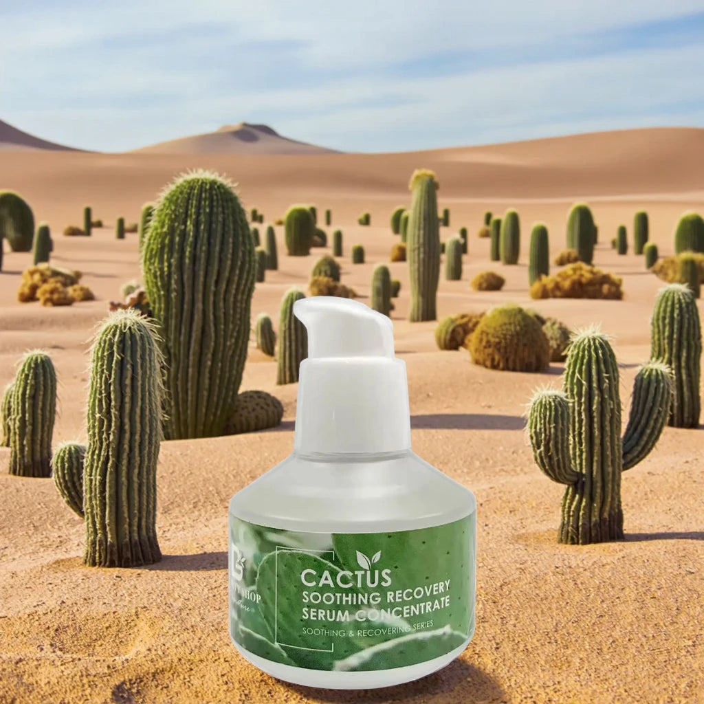 Wholesale High Quality Skincare Cactus Soothing Facial  Serum Hyaluronic Face Serum