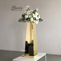 Wholesale Saixin ZT-566 Acrylic Gold Flower Stands for Wedding Table Decorations Chic Wedding Centerpieces