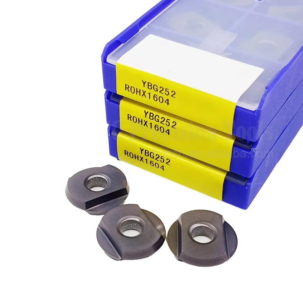 Zhuzhou Milling Inserts ROHX Series ROHX2005 Carbide TiCN Coated Climb Milling Tools for High-Speed Machining Center ODM OEM