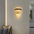 Custom Hotel Corridor Crystal Wall Lamp Wall Decoration Illumination  Bracket Light
