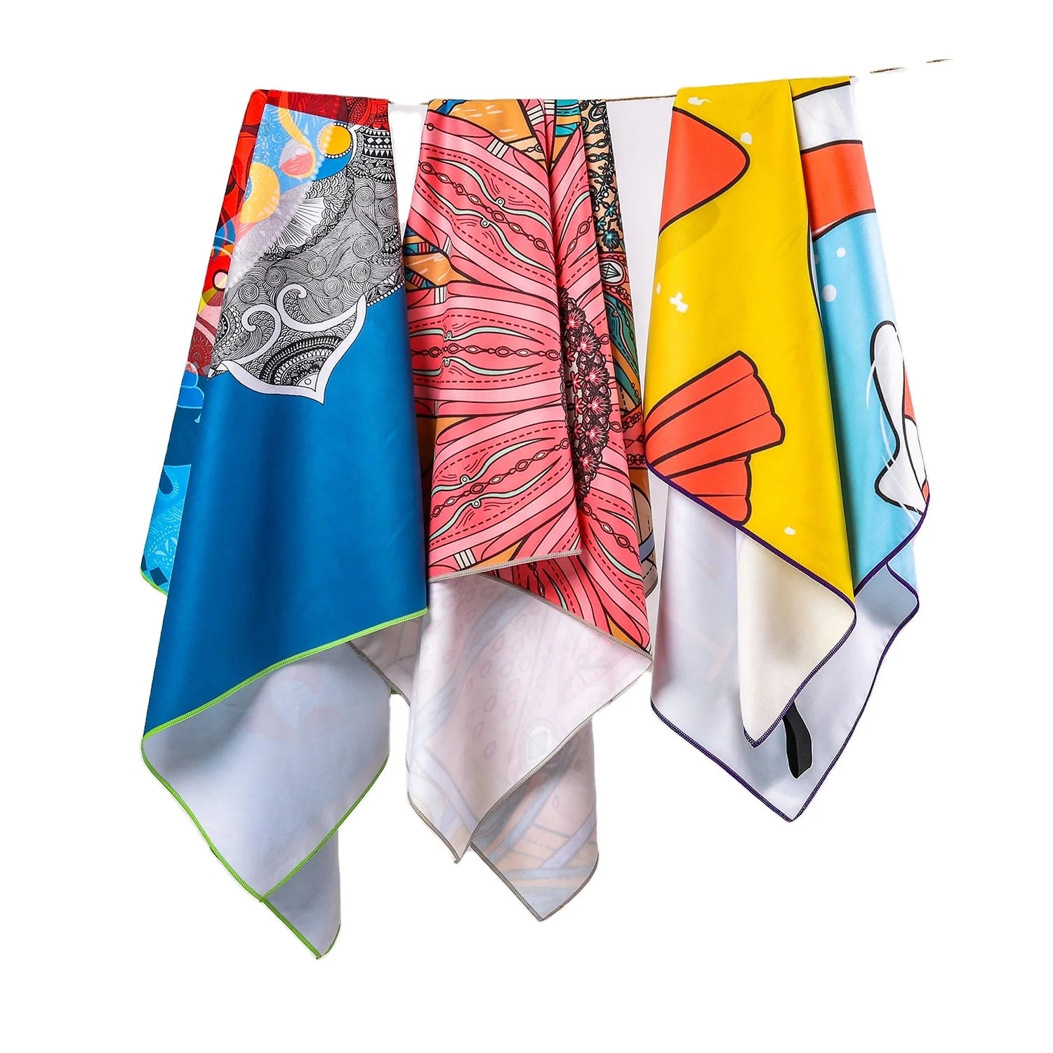 Luxury Custom Printed Turkish Polyester Suede Quick Dry Microfiber Beach Towel