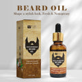 Private Label Beard Oil Serum 30ml Smoothing Organic Beard Oil Serum Beard Care for Men Prevent Dry 100% Natural Ingredients