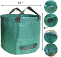 Gallon Collapible Garden Bag with Hard Bottom Yard Custom logo Heavy Duty Lawn Mower Leaf Bag