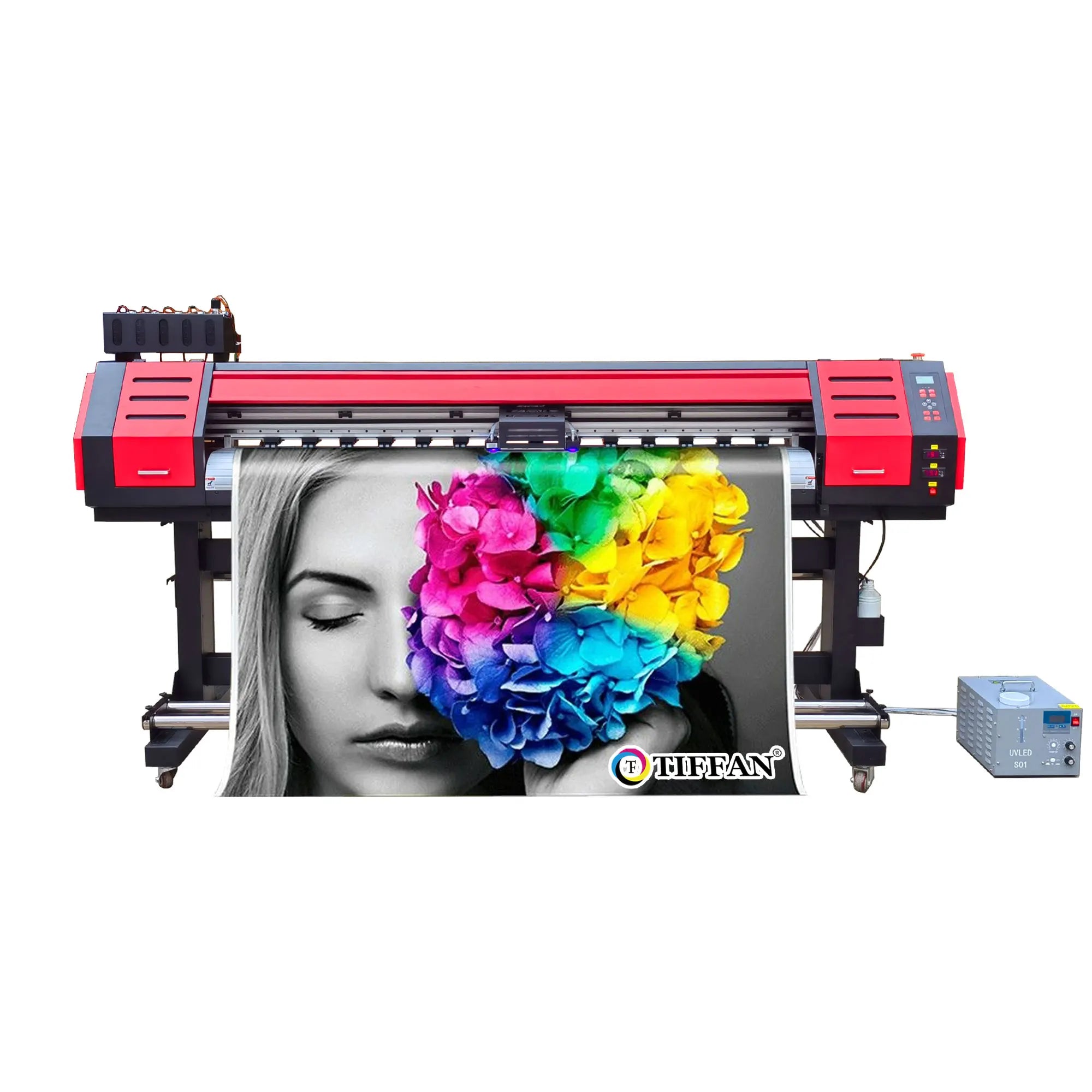 TIFFAN high speed sublimation impresora plotter 1.6m 1.8m eco solvent textile printer on canvas imprimante sublimation printer