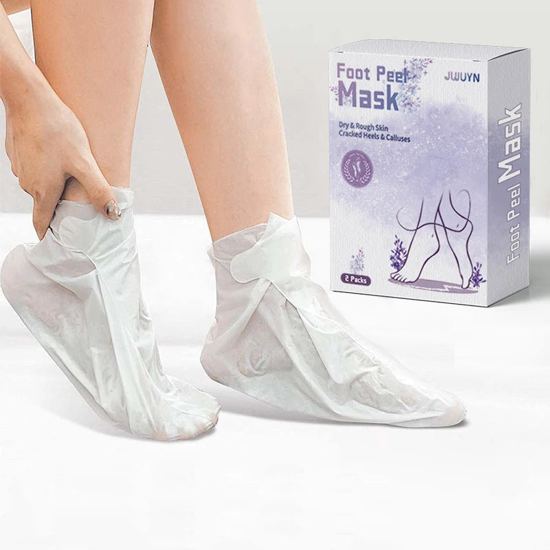 JUJUYN Free Sample Exfoliating Foot Mask Plant Extract Ingredient Skin Care Foot Sheet Mask with Peel Effect