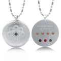 Hot Selling Stainless Steel Quantum Energy Pendant with Gold Plating 7 1 Energy Stones Geometric Design-Trendy Health Charm Gift