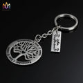 Remember I Love U Hollowed Out Tree of Life Keyring Custom Mother Daughter Gift Stainless Steel Metal Keychain
