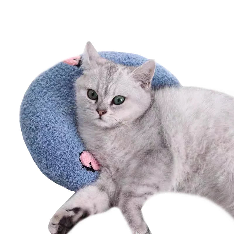 Cat Toy Pillow  U-shaped Pillow Dog Cat Pillow Plush Pet Toy
