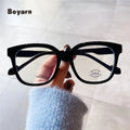 Boyarn the New TR90 Thick Frame Myopia Glasses Frame Retro Decorative Eye Frame Blue Light Blocking Glasses Shades