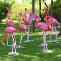 Safari Animals Life Size Flamingo Lion Giraffe Deer Statues Fiberglass Rental Props Resin Crafts for Photo Booth
