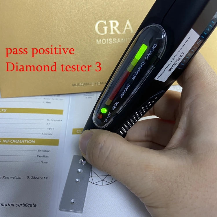 5x7mm Emerald Cut 1 Cts 100% Promise Pass Positive Diamond Tester 3  D VVS Loose Moissanite Diamond Price
