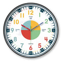 Glass Wall Clock Silent Clock Minimalist Teaching Plastic Living Room Decor Quartz 10-inch Modern Can Be Customized Electric