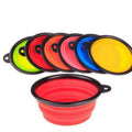 Collapsible Foldable Food and Water Pet Feeder Dish Portable Travel Bowls for Cats Dogs Outdoor Pet Bowls