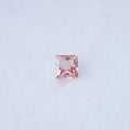 Princess Cut  HPHT Lab Grown Loose Diamond Pink Color Lab Created Diamond