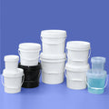 Plastic Bucket 1liter 2liter Food Grade Small Water Packing Pail Honey Bucket Barrel
