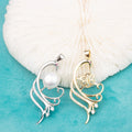 P010761 DIY 7-11mm Natural Freshwater Pearl Pendant Accessory 925 Sterling Silver Engagement Jewelry Necklace for Women