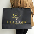 Printed Luxury Black Gift Paper Shopping Bag Wholesale Custom Printing Gold Stamping logo Kraft Paper Bag China Gift Bag