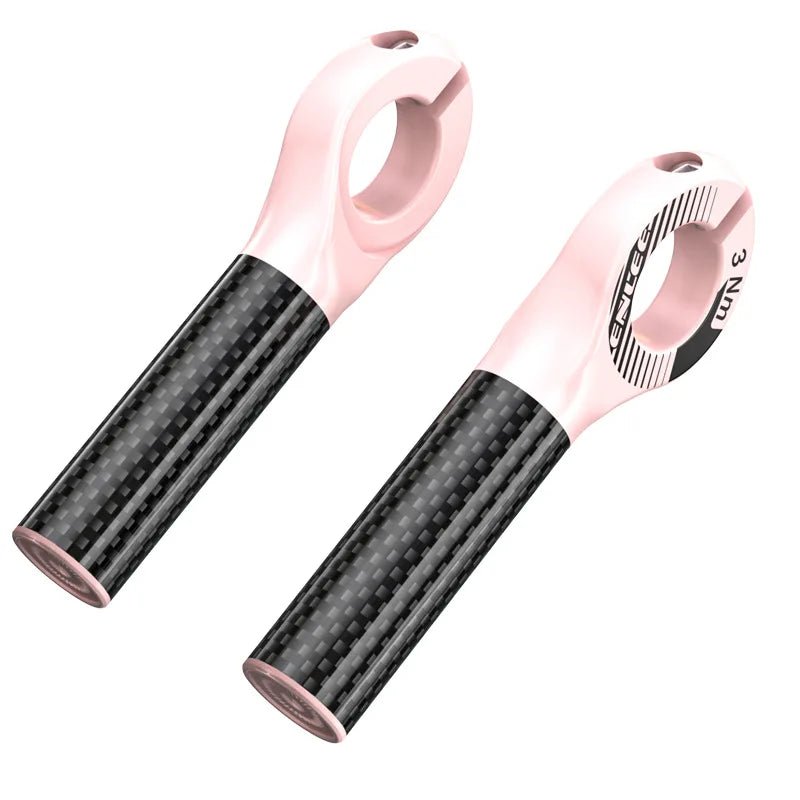 Carbon Fiber Auxiliary Handlebar for Folding Bikes-Small Grip Cycling Accessories