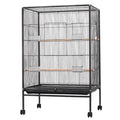 Large Metal Double Galvanized Birds Cage with Plastic Trays Metal Parrot Bird Cage Breeding Animal Cages