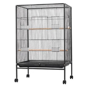 Large Metal Double Galvanized Birds Cage with Plastic Trays Metal Parrot Bird Cage Breeding Animal Cages