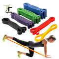 Gym Exercise Theraband Pull up Assistance Resistance Loop Bands Set 100% Natural Latex Fitness Resistance Bands