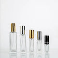 Free Sample Clean Glass Perfume Bottle square Perfume Bottle Glass Perfume Glass Bottle in China MegaBDM